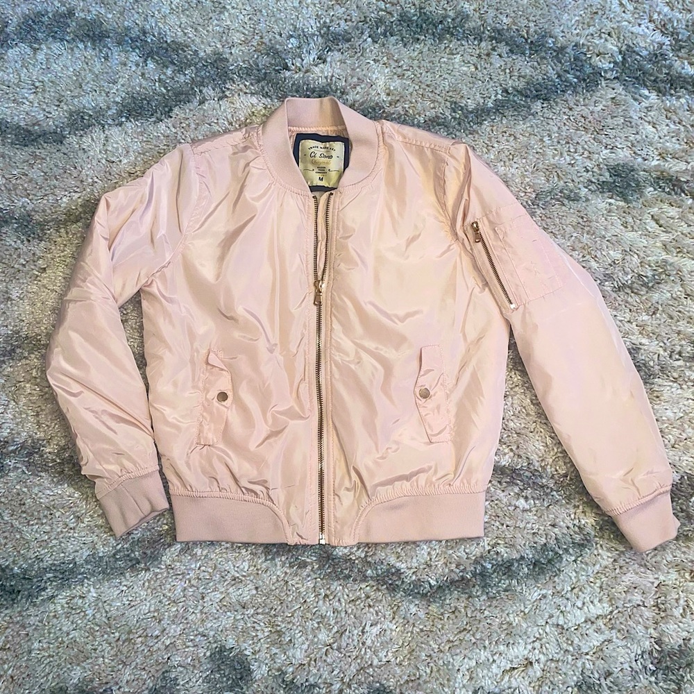 Pink Bomber Jacket